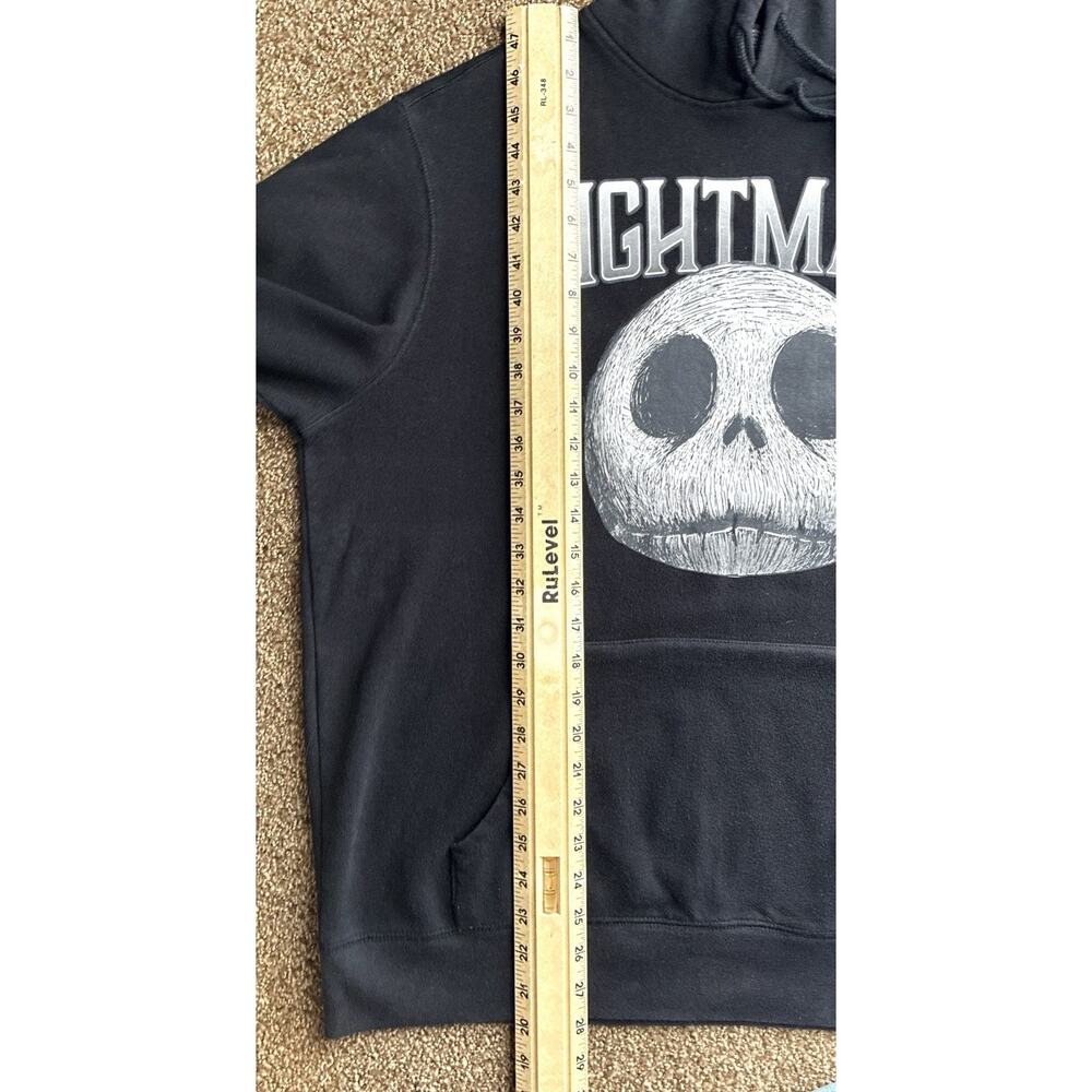 Disney Mens Black Hoodie The Nightmare Before Christmas Jack Skellington L - Picture 6 of 6